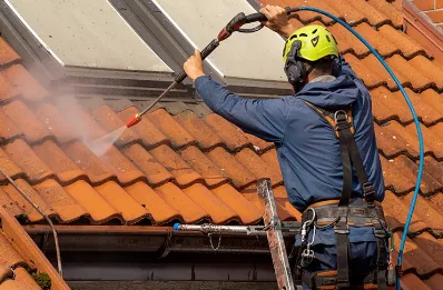 Démoussage et hydrofuge de toiture à Cassaignes